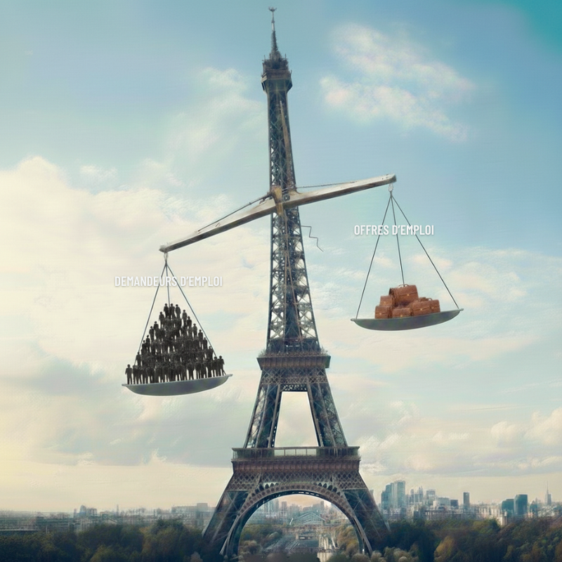 Offres d’emploi vs demandeurs d’emploi : un déséquilibre persistant en France